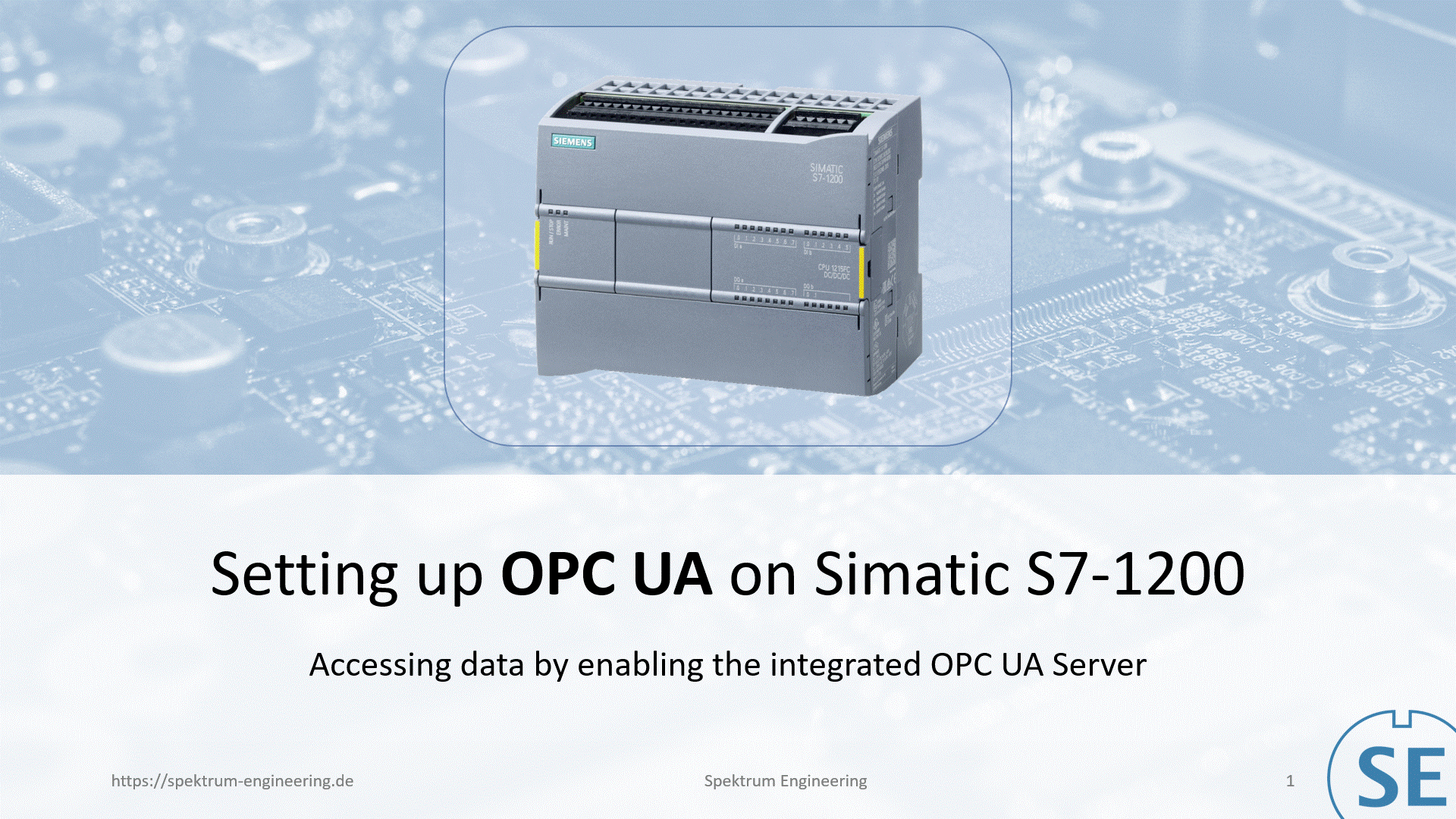 OPC UA auf der SIMATIC S7-1200 aktivieren (PowerPoint Folien als gif)